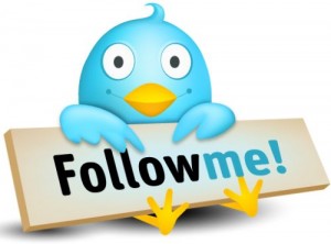 Follow me on twitter