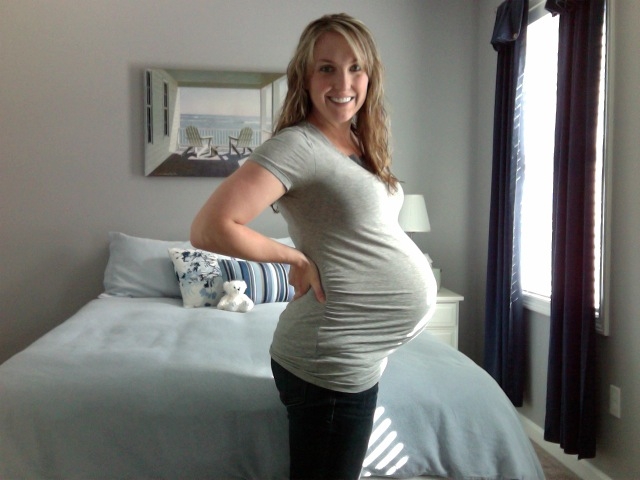 40 Weeks Pregnant Belly