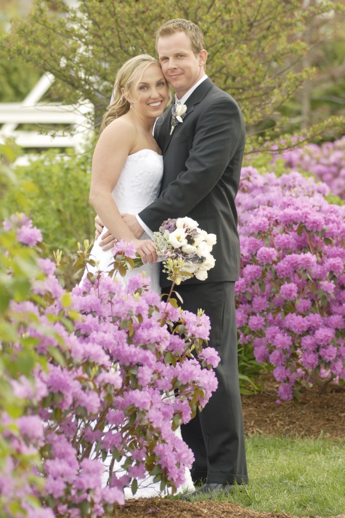 Bride and Groom on Wedding Day