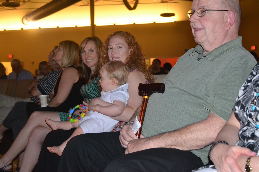 Family Before Baby's Baptism