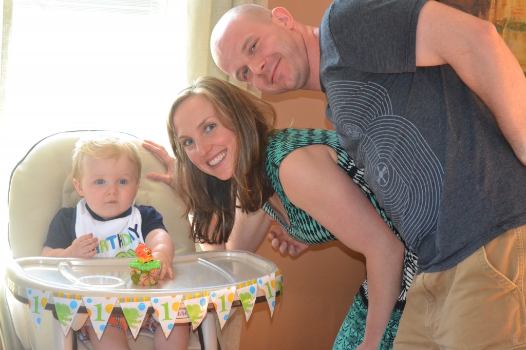 First Birthday Party Family Photo