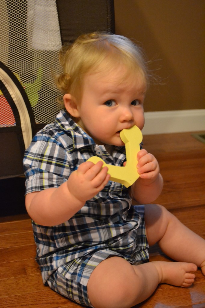 Baby Eating Piece of Floor