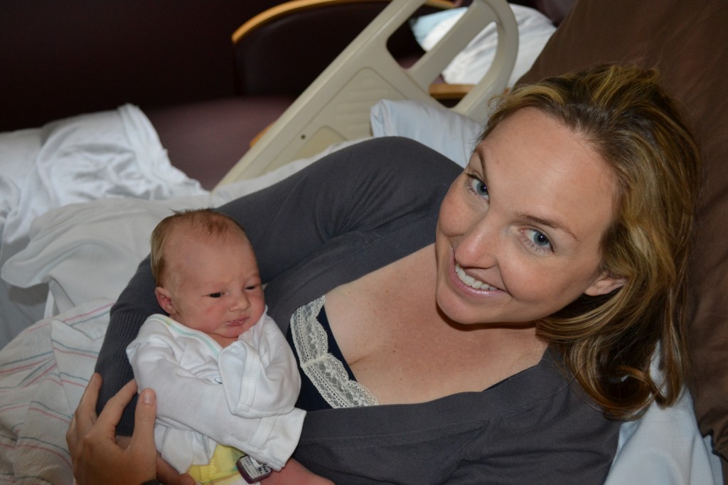 Mom and Newborn at the Hospital