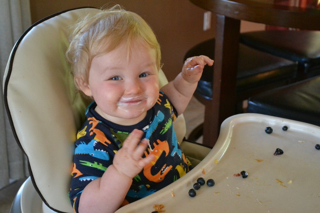 Baby Making a Mess When Eating