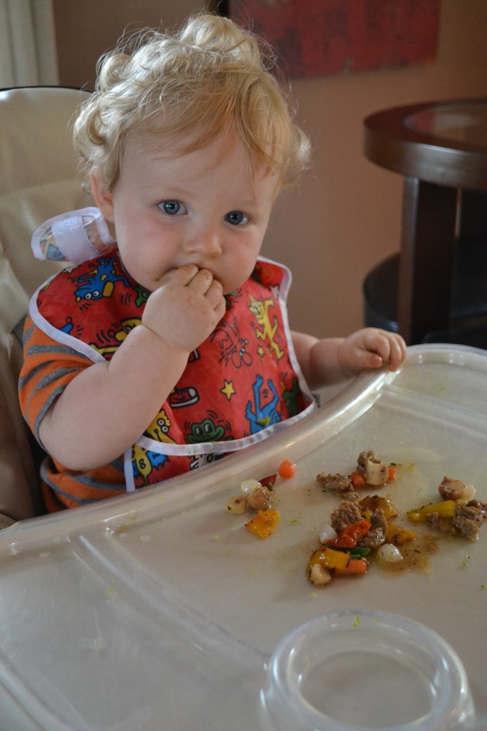 Baby Eating Dinner