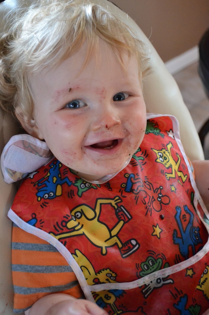 Babies Eating Berries