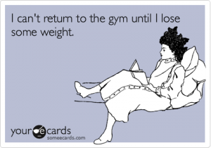 Should you try to lose weight before going to the gym