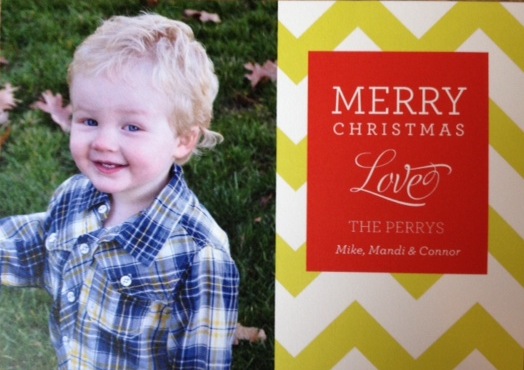 Merry Christmas Card Ideas for Toddler Boy