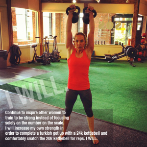 Strength and Kettlebell Training Goals for What's Beautiful