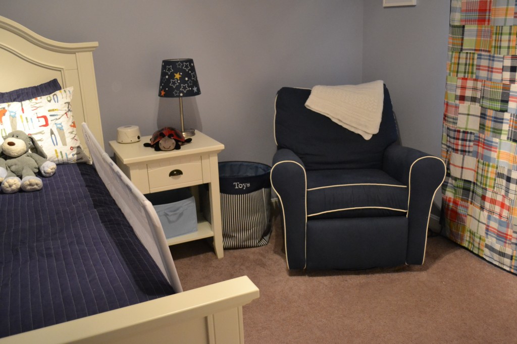 Rocking Chair in Toddler Room