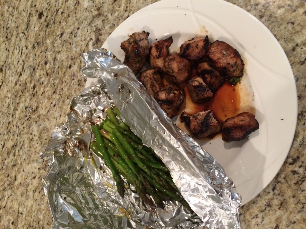 Grilled Chicken and Foil Pack Veggies