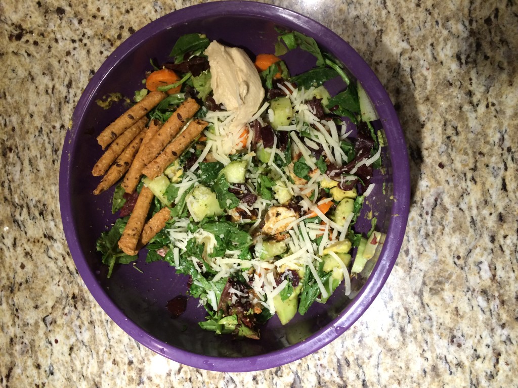 Salad in a Mixing Bowl